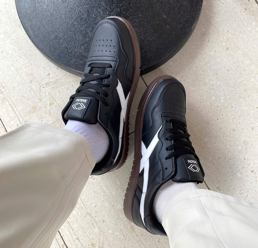 Giày Sneaker Inichi G1329 Đen X Trắng